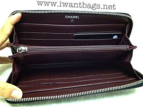 chanel 2013 zip wallet wristlet|chanel long zipped wallet.